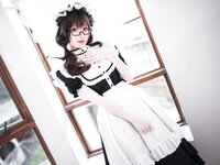 [Cosplay] Abaorabbit 阿包也是兔娘 - Traditional long skirt maid 传统长裙女仆