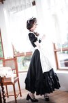[Cosplay] Abaorabbit 阿包也是兔娘 - Traditional long skirt maid 传统长裙女仆