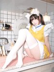 黏黏团子兔 (咬一口兔娘) - 2024年12月 诞生日限定 『兔子味蛋糕』[114P3V-2.95G]