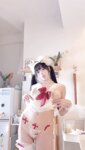 黏黏团子兔 (咬一口兔娘) - 2024年12月 诞生日限定 『兔子味蛋糕』[114P3V-2.95G]