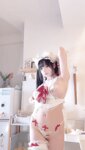 黏黏团子兔 (咬一口兔娘) - 2024年12月 诞生日限定 『兔子味蛋糕』[114P3V-2.95G]