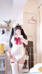 黏黏团子兔 (咬一口兔娘) - 2024年12月 诞生日限定 『兔子味蛋糕』[114P3V-2.95G]