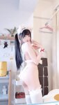 黏黏团子兔 (咬一口兔娘) - 2024年12月 诞生日限定 『兔子味蛋糕』[114P3V-2.95G]