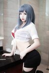 [Cosplay] Rinaijiao 日奈娇 - Bathroom OL 浴室OL