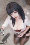[Cosplay] Rinaijiao 日奈娇 - Bathroom OL 浴室OL