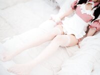 [Cosplay] Kyokyo 沉迷汉堡王 - Burger King Pink Maid 汉堡王粉色女仆