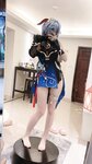 [Cosplay] Snow Duck 屑雪雪鸭 - Ganyu New Year 甘雨 新年