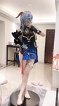 [Cosplay] Snow Duck 屑雪雪鸭 - Ganyu New Year 甘雨 新年