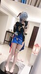 [Cosplay] Snow Duck 屑雪雪鸭 - Ganyu New Year 甘雨 新年