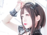 [Cosplay] Rinaijiao 日奈娇 - Half breast maid 半乳女仆