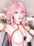 [Cosplay] Aqua 水淼 - Yae Miko Dancer 八重神子舞娘
