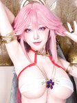 [Cosplay] Aqua 水淼 - Yae Miko Dancer 八重神子舞娘