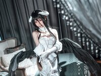 [Cosplay] Chun Momo 蠢沫沫 - Albedo original skin 雅儿贝德原皮