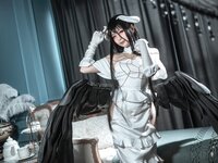 [Cosplay] Chun Momo 蠢沫沫 - Albedo original skin 雅儿贝德原皮