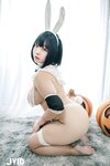 [JVID] 蜜雅 & 晨歆 - K與H的巨乳激烈床上運動㊙️不給糖就愛愛！