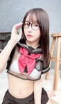 [Fantia] いくみ (193iKkyu3) – See-Through Sailor Uniform