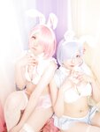 [Cosplay] Miyano & Airi Yamada 山田愛莉 - Rem And Ram's Cute Little Room レムとラムの可愛い小部屋