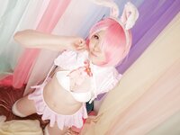 [Cosplay] Miyano & Airi Yamada 山田愛莉 - Rem And Ram's Cute Little Room レムとラムの可愛い小部屋