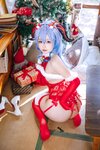 [Cosplay] Cosplay 日奈娇 - 甘雨圣诞