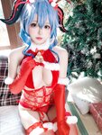 [Cosplay] Cosplay 日奈娇 - 甘雨圣诞