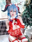 [Cosplay] Cosplay 日奈娇 - 甘雨圣诞