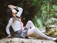[Cosplay] myeo0 萌芽儿o0 & JK Lily 小溪JK百合 - Please call me Ruosheng 请叫我若生