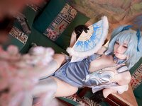 [Cosplay] G44 不会受伤 - PA-15 Delphinium charm cheongsam 翠雀媚旗袍