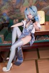 [Cosplay] G44 不会受伤 - PA-15 Delphinium charm cheongsam 翠雀媚旗袍