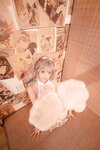 [Cosplay] Mafuyu Kagurazaka 神楽坂真冬 - White cheongsam 白旗袍