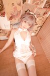 [Cosplay] Mafuyu Kagurazaka 神楽坂真冬 - White cheongsam 白旗袍