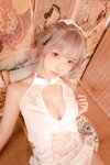 [Cosplay] Mafuyu Kagurazaka 神楽坂真冬 - White cheongsam 白旗袍