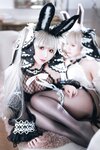 [Cosplay] 可爱人气Coser面饼仙儿&半半子 - 碧蓝航线 可畏兔兔