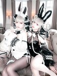 [Cosplay] 可爱人气Coser面饼仙儿&半半子 - 碧蓝航线 可畏兔兔