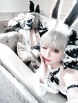 [Cosplay] 可爱人气Coser面饼仙儿&半半子 - 碧蓝航线 可畏兔兔