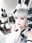 [Cosplay] 可爱人气Coser面饼仙儿&半半子 - 碧蓝航线 可畏兔兔