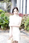 [Cosplay] 杨晨晨 - 浅色露肩连衣短