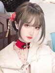 [Cosplay] 三度 69 - 红丝绒旗袍