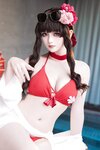 [Cosplay] 屿鱼 - 樱花泳装