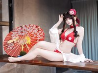 [Cosplay] 屿鱼 - 樱花泳装