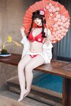 [Cosplay] 屿鱼 - 樱花泳装