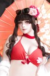[Cosplay] 屿鱼 - 樱花泳装