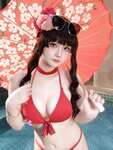 [Cosplay] 屿鱼 - 樱花泳装
