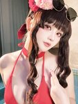 [Cosplay] 屿鱼 - 樱花泳装