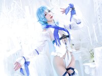 [Cosplay] Abaorabbit 阿包也是兔娘 - Coronation Picture Eula 加冕图 优菈