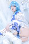 [Cosplay] Abaorabbit 阿包也是兔娘 - Coronation Picture Eula 加冕图 优菈