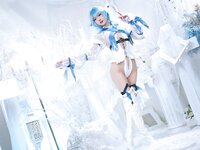 [Cosplay] Abaorabbit 阿包也是兔娘 - Coronation Picture Eula 加冕图 优菈
