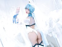 [Cosplay] Abaorabbit 阿包也是兔娘 - Coronation Picture Eula 加冕图 优菈