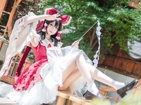 [Cosplay] Halo 酱 - Touhou Project Reimu Hakurei 东方Project 博丽灵梦