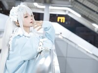 [Cosplay] Chun Momo 蠢沫沫 - Blue Light 水色
