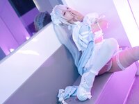 [Cosplay] Chun Momo 蠢沫沫 - Blue Light 水色